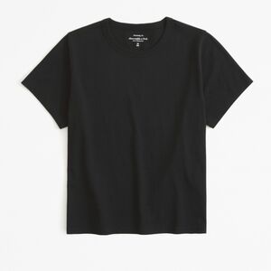 Abercrombie & Fitch Women's Black Short Sleeve Tee